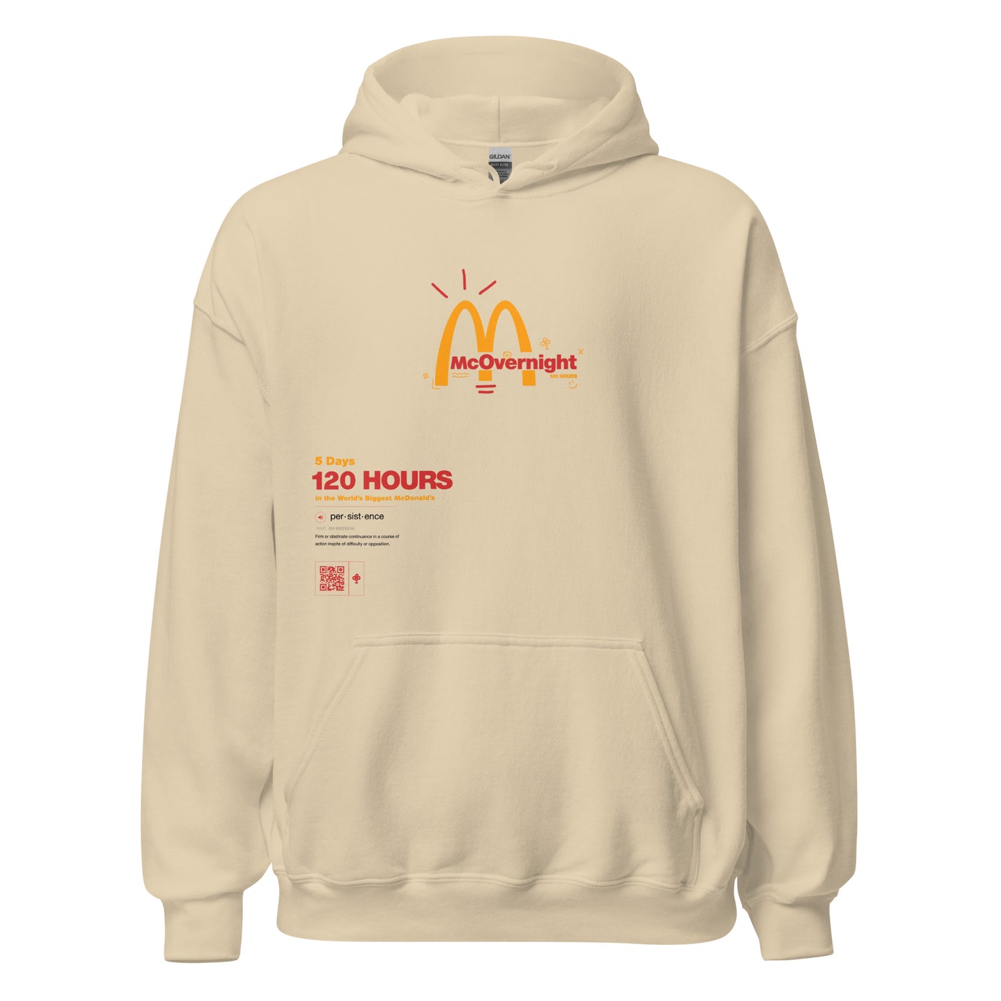 McOvernight Tan Hoodie