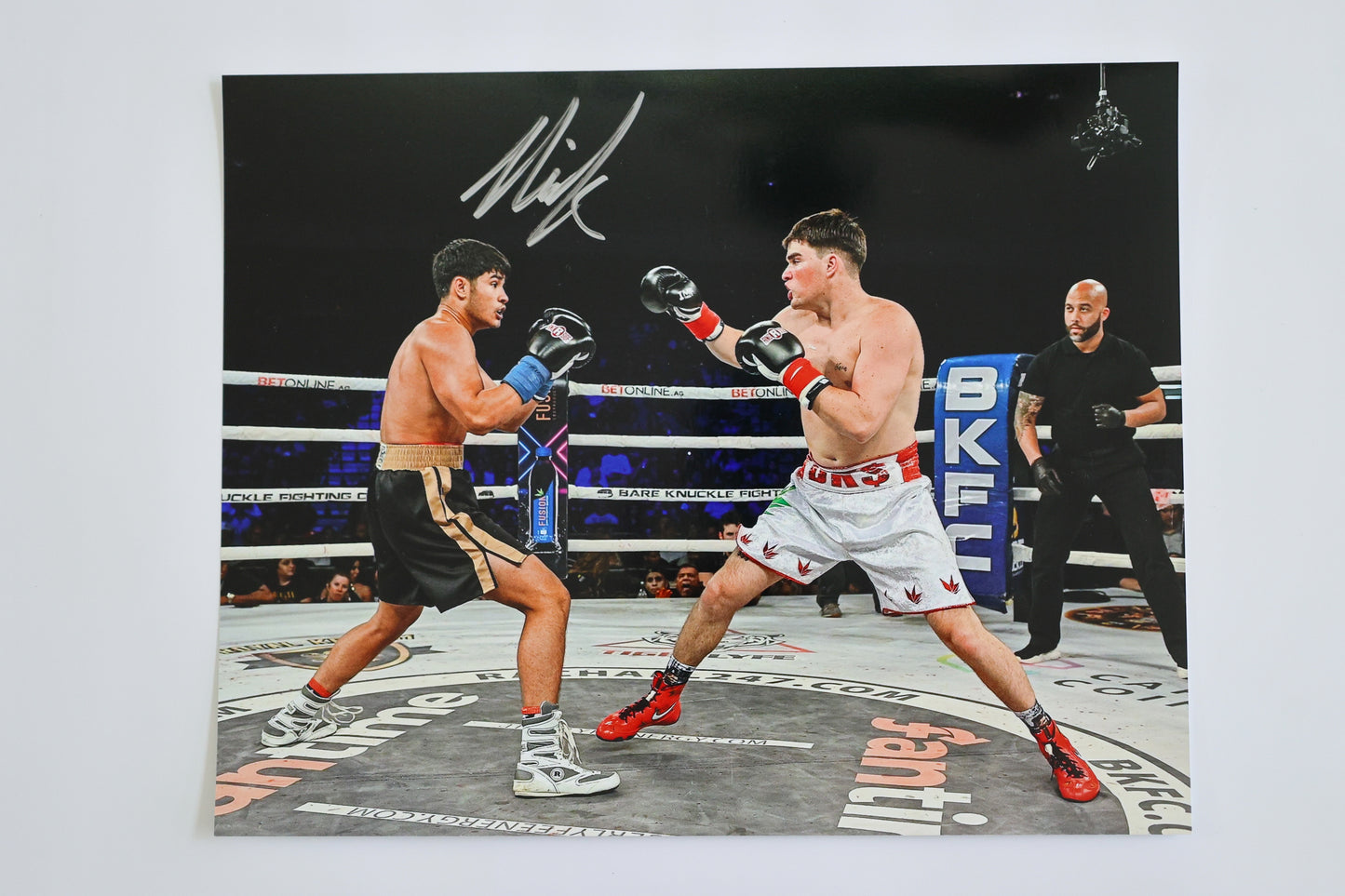 8 x 10 Autographed Boxing Pictures