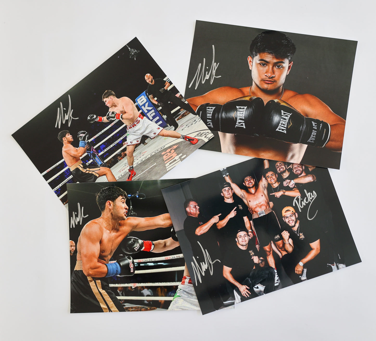 8 x 10 Autographed Boxing Pictures