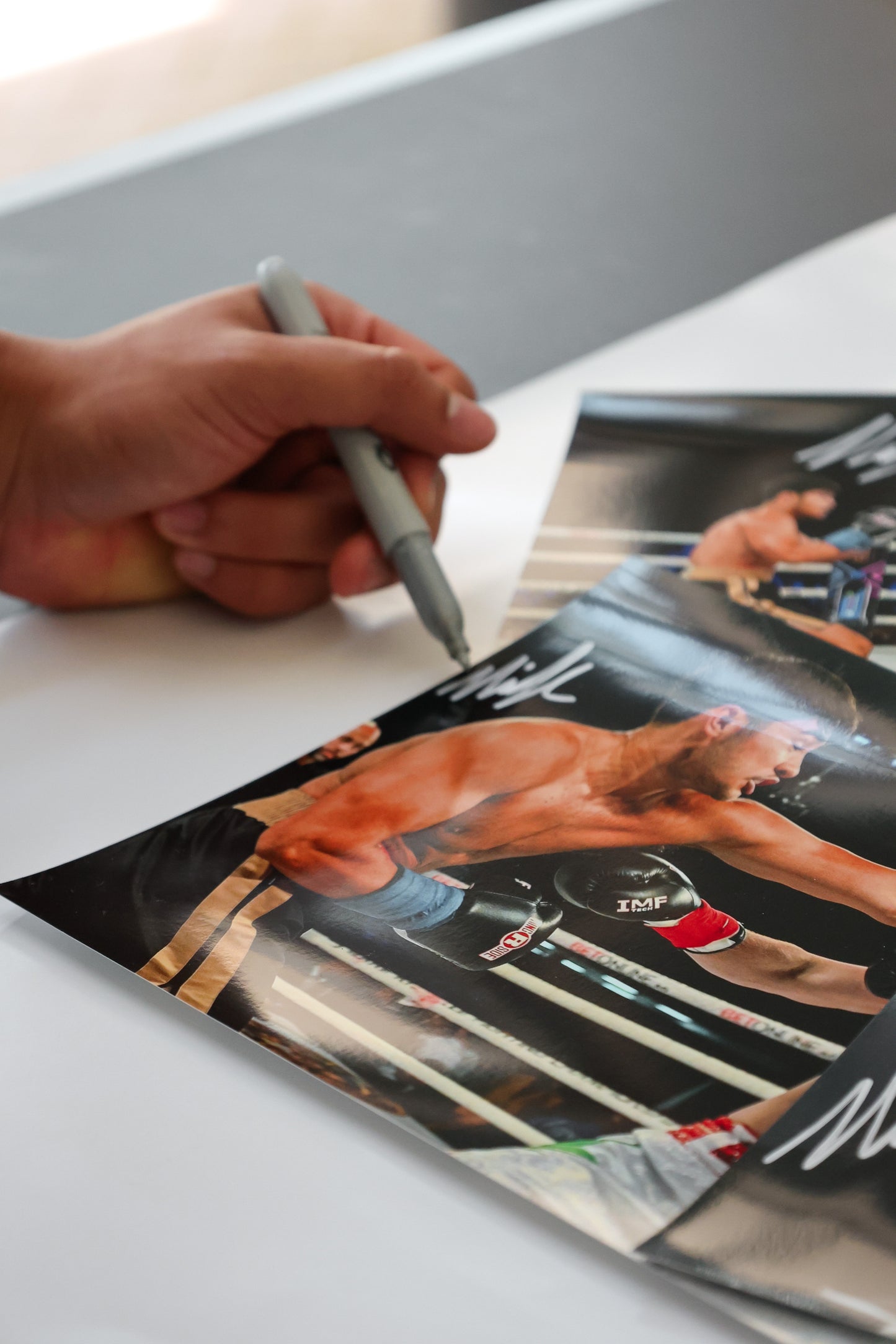 8 x 10 Autographed Boxing Pictures
