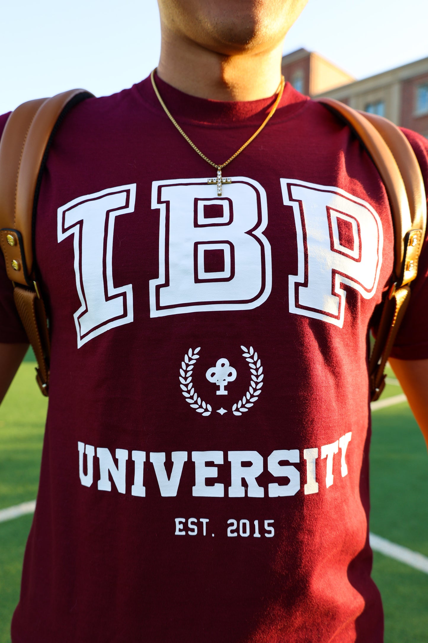 IBP University -  Premium Maroon Tee