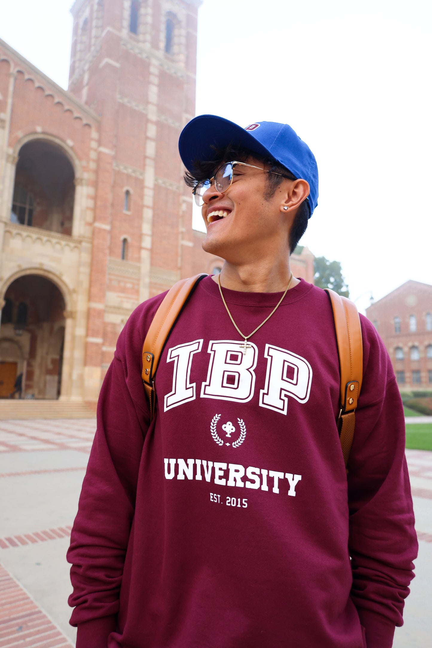 IBP University - Premium Maroon Crewneck Sweatshirt