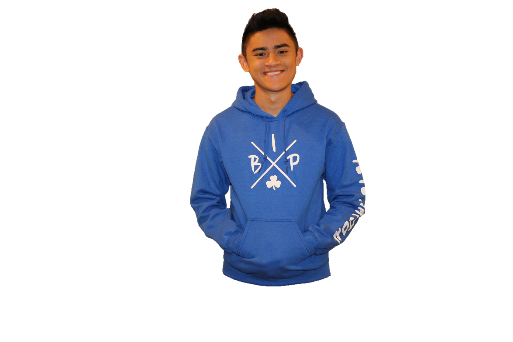 IBPmerch x 2.0 Logo Cotton Hoodie Blue/ Red Red / Youth-S