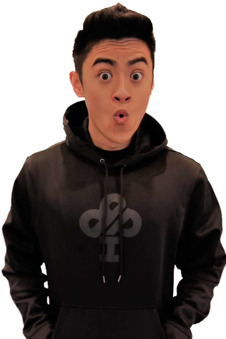 BLACKOUT - SAVAGE NOT AVERAGE Premium Dry Fit hoodie by Ireland Boys productions viral youtube channel featuring Ricky Ireland