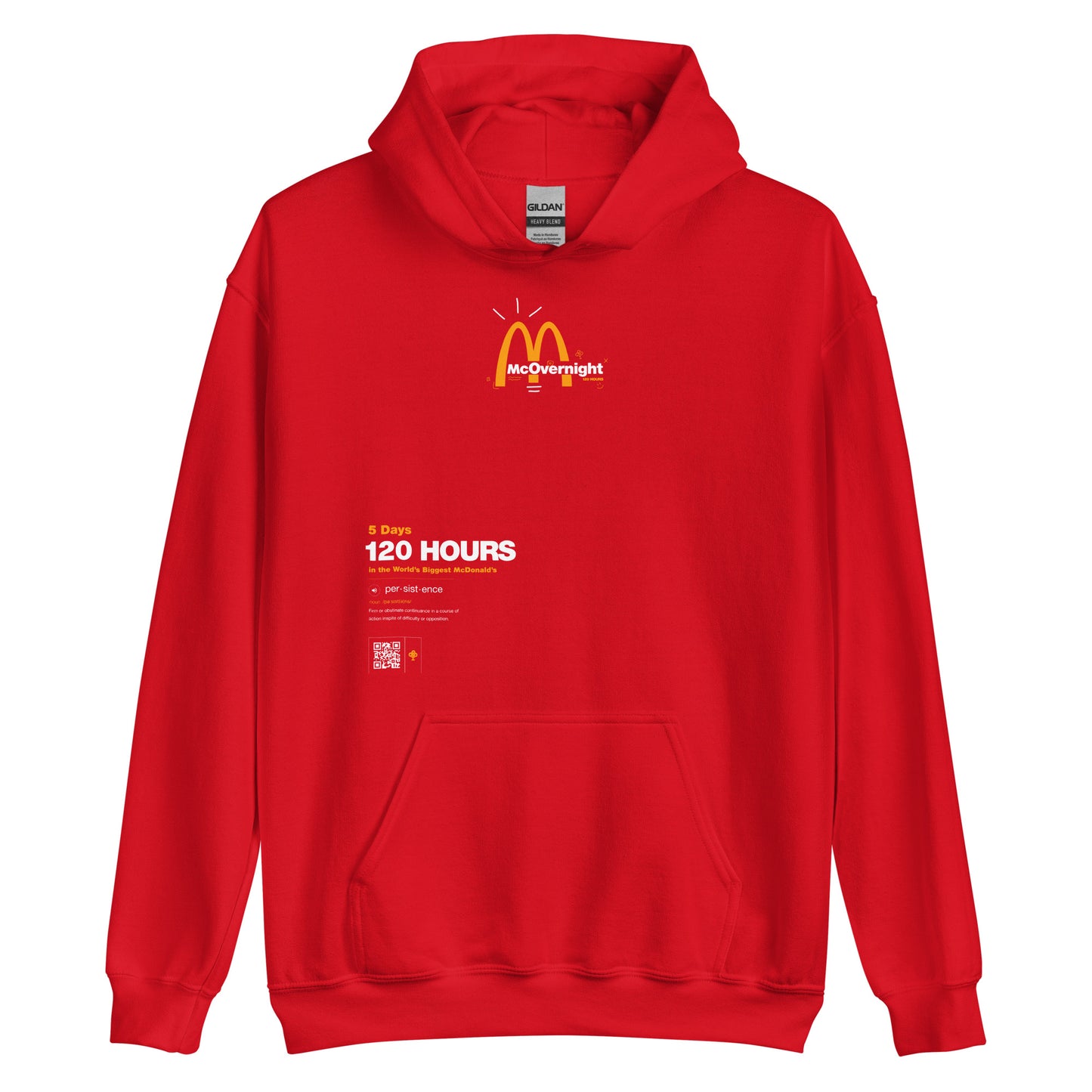 McOvernight Hoodie RED