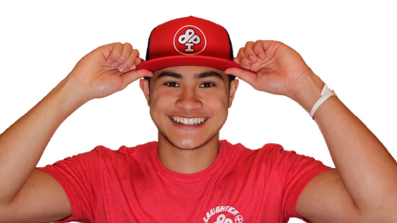 Classic IBP logo on Red and Black Trucker Hat