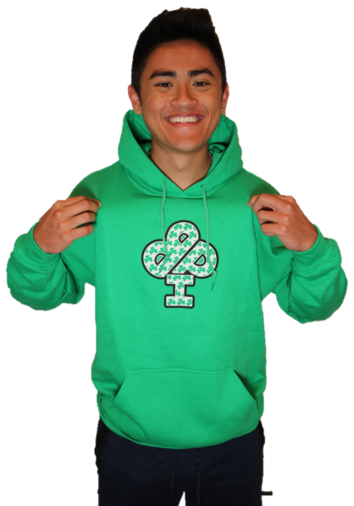 St Patrick's CLOVERFLAGE Cotton Hoodie Youth and Adult – Ireland