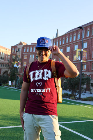 IBP UNIVERSITY -  Premium MAROON T-Shirt (Youth are red)
