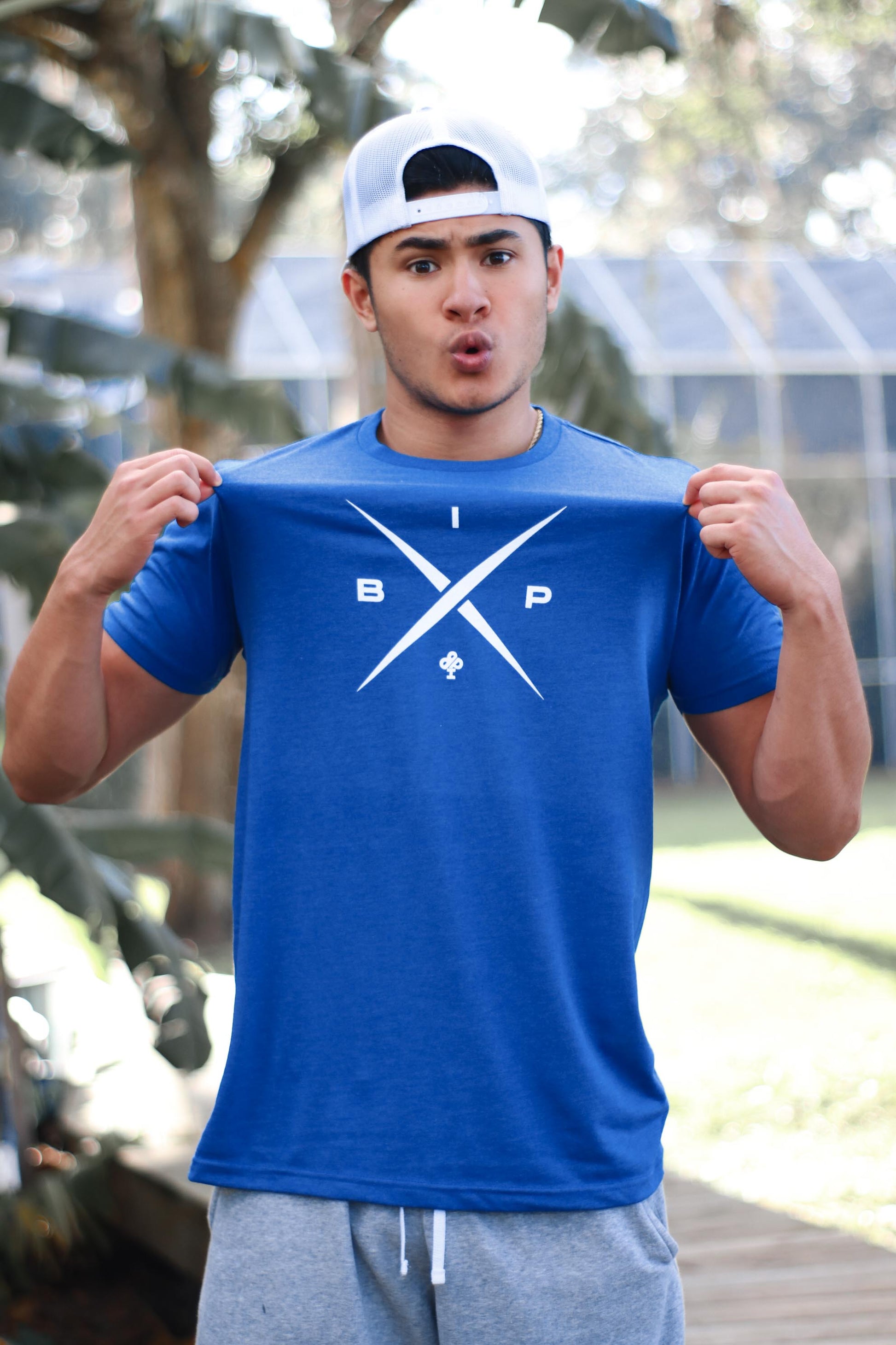 x Logo 2.0 T-Shirt - White/ Blue/ Red/ Green Youth-M / Royal Blue