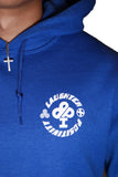 Laughter and Positivity Cotton Hoodie in Blue, Green or White