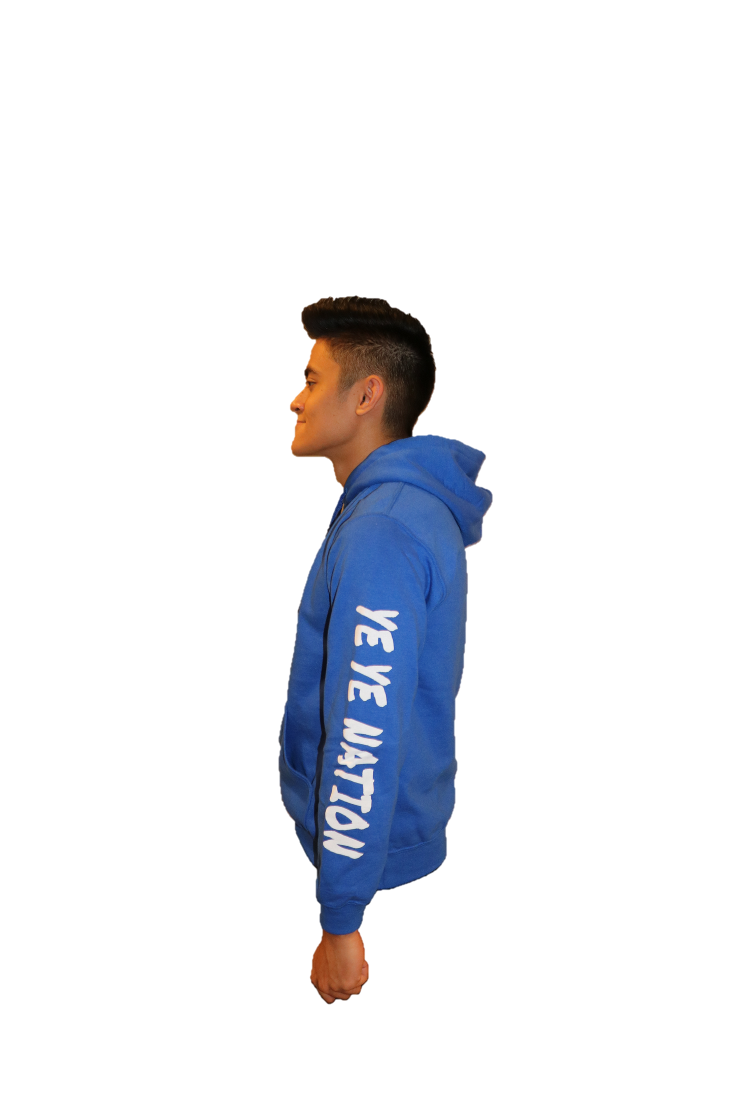 Cotton Hoodie Royal BLUE featuring the NEW "X" Logo YOUTH