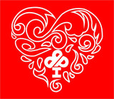 Girls unisex t-shirt Ireland boys productions YouTube  heart logo for valentines day