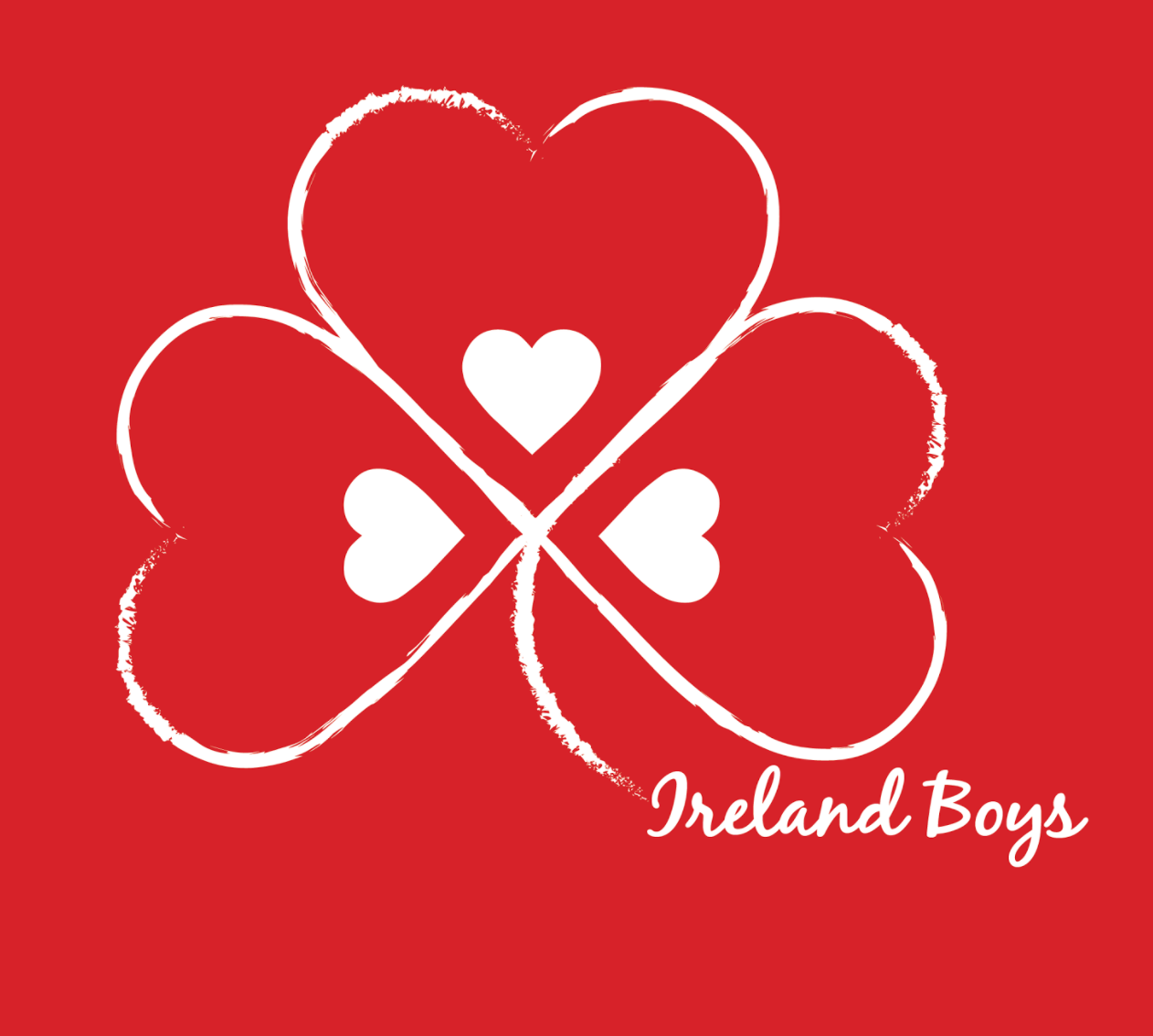 SPECIAL I Heart Ireland Boys Red T-Shirt -youth and adult sizes